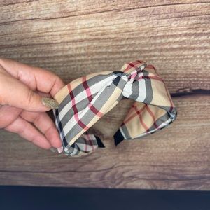 Plaid headband